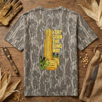 "I Eat Corn The Long Way" Funny Suggestive Camo T-Shirt