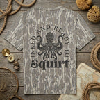 "Inked And Ready To Squirt" Funny Octopus Camo Graphic T-Shirt