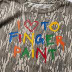 Funny "I Love To Finger Paint" Couples Matching Camo T-Shirts - Adult Humor Graphic Tees