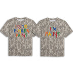 Funny "I Love To Finger Paint" Couples Matching Camo T-Shirts - Adult Humor Graphic Tees
