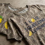 Funny "I Love Squeezing Lemons" Couples Matching Camo T-Shirts - Naughty Humor Tees