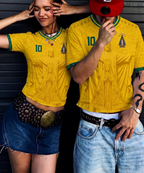 Dripvity Brazil 2026 Home Jersey - Our Lady of Aparecida & Christ the Redeemer Heritage Shirt