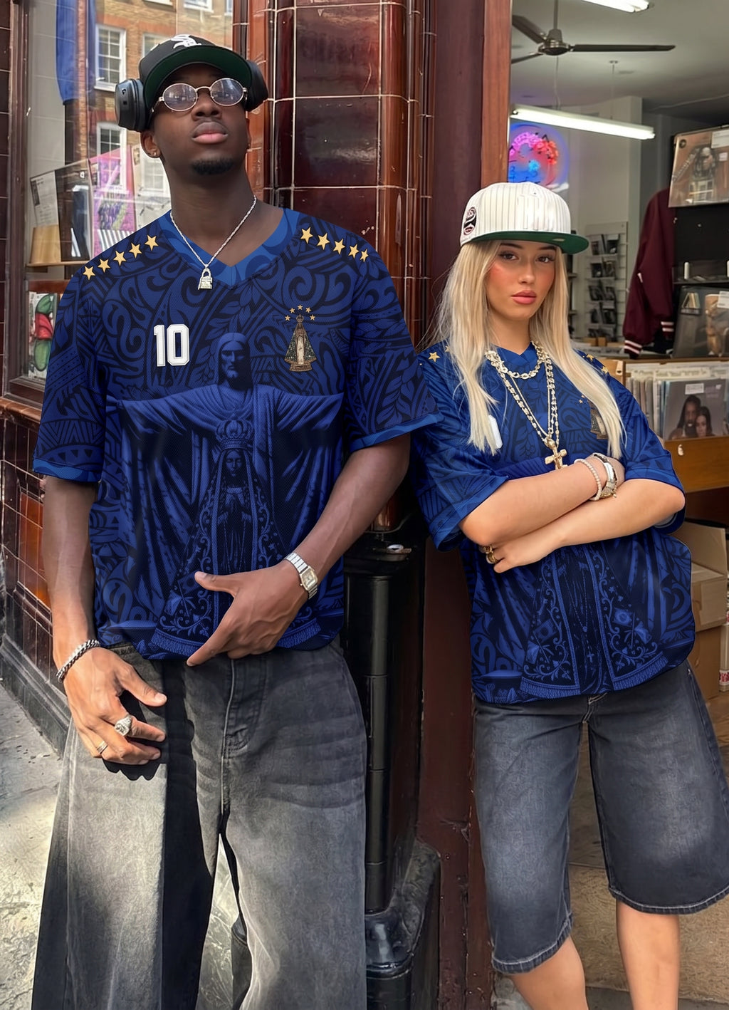Dripvity Brazil 2026 Away Jersey - Navy Aparecida & Christ the Redeemer Heritage Shirt