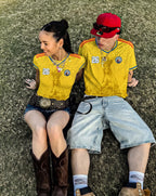 Dripvity Colombia 2026 Heritage Home Jersey - Our Lady of Chiquinquirá Yellow Soccer Shirt
