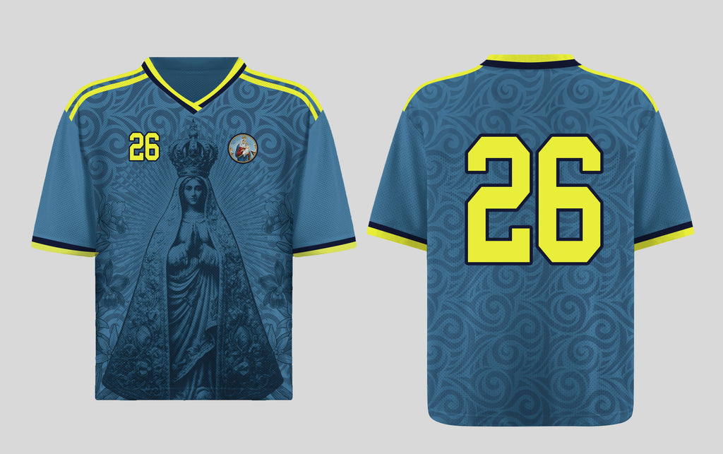 Dripvity Colombia 2026 Away Jersey - Blue Chiquinquirá Heritage Shirt