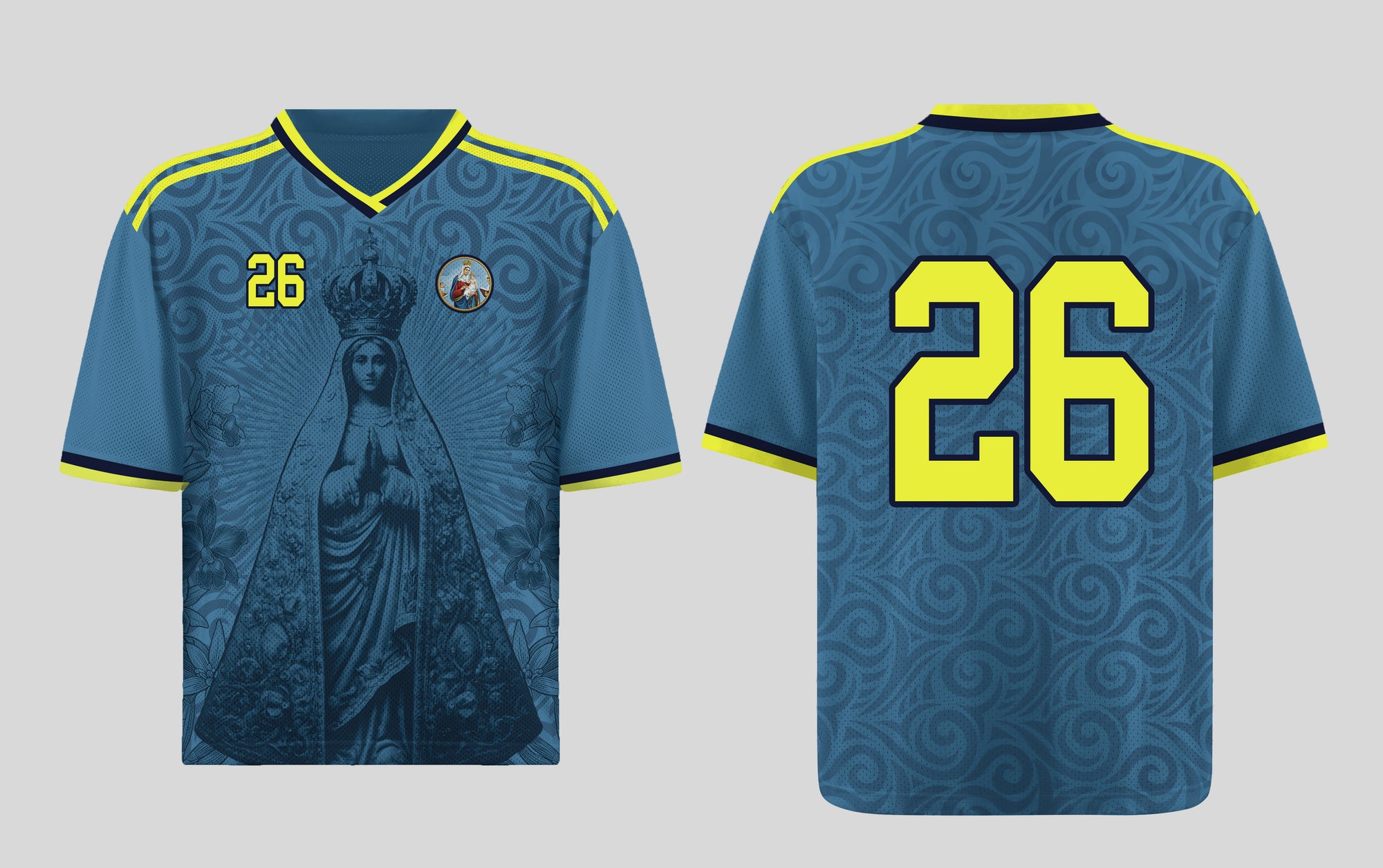 Dripvity Colombia 2026 Away Jersey - Blue Chiquinquirá Heritage Shirt