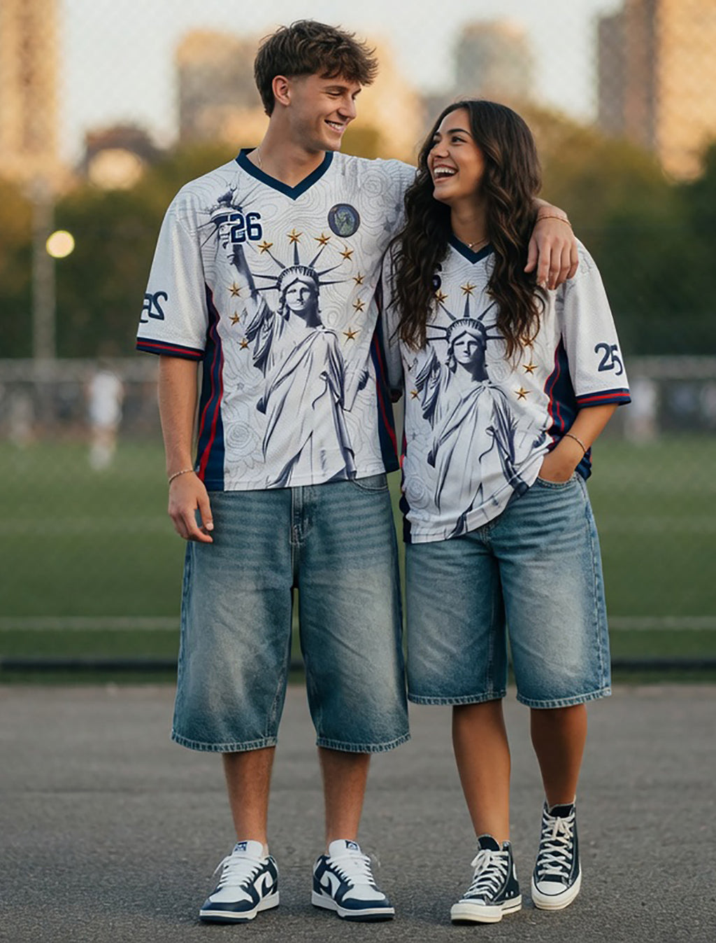 Dripvity America 250 Anniversary Soccer Jersey - Lady Liberty USA 2026 Home Shirt