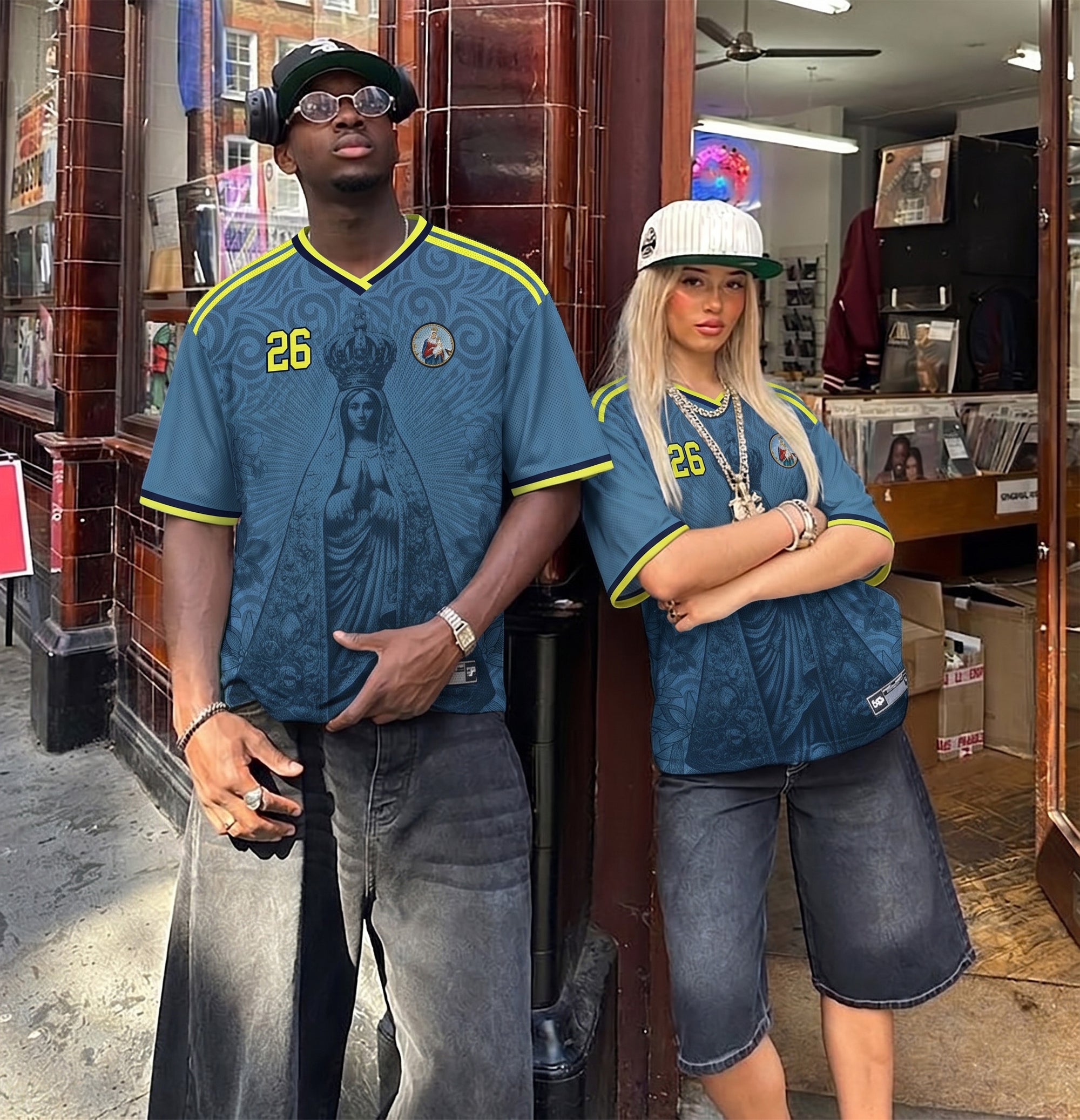 Dripvity Colombia 2026 Away Jersey - Blue Chiquinquirá Heritage Shirt