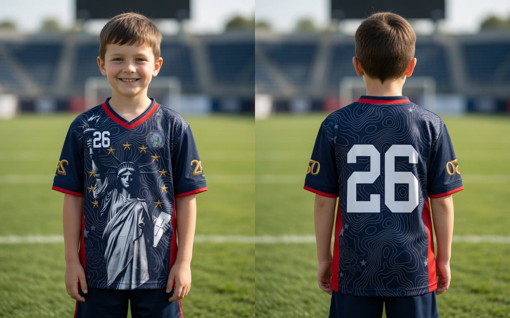 Dripvity America 250 Lady Liberty Navy Away Jersey - USA 2026 Soccer Shirt