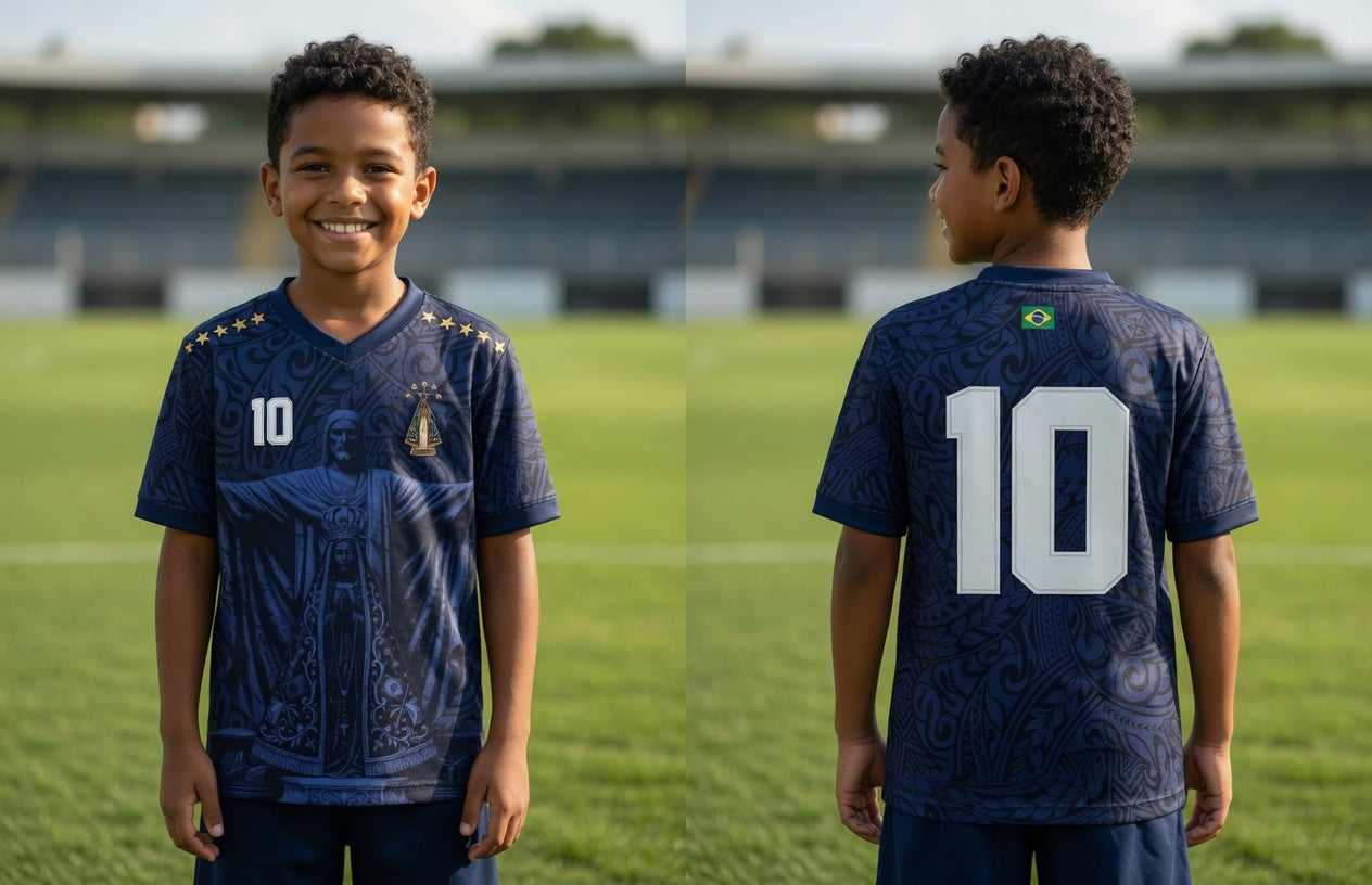 Dripvity Brazil 2026 Away Jersey - Navy Aparecida & Christ the Redeemer Heritage Shirt