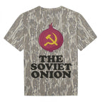 The Soviet Onion Funny Communist Red Onion Camouflage Graphic T-Shirt