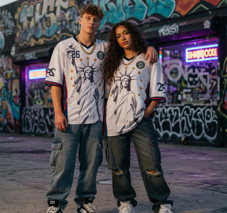 Dripvity America 250 Anniversary Soccer Jersey - Lady Liberty USA 2026 Home Shirt