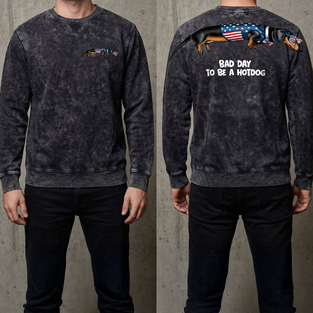 Bad Day To Be A Hotdog 4th of July America 250th Apparel T-Shirt-Sweatshirt-Hoodie