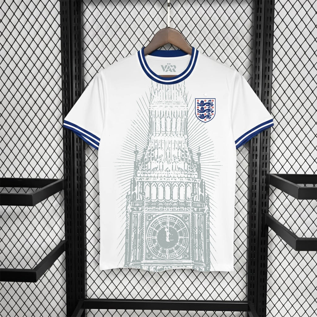 Dripvity England Soccer Jersey World Cup 2026 – Big Ben Graphic Special Edition