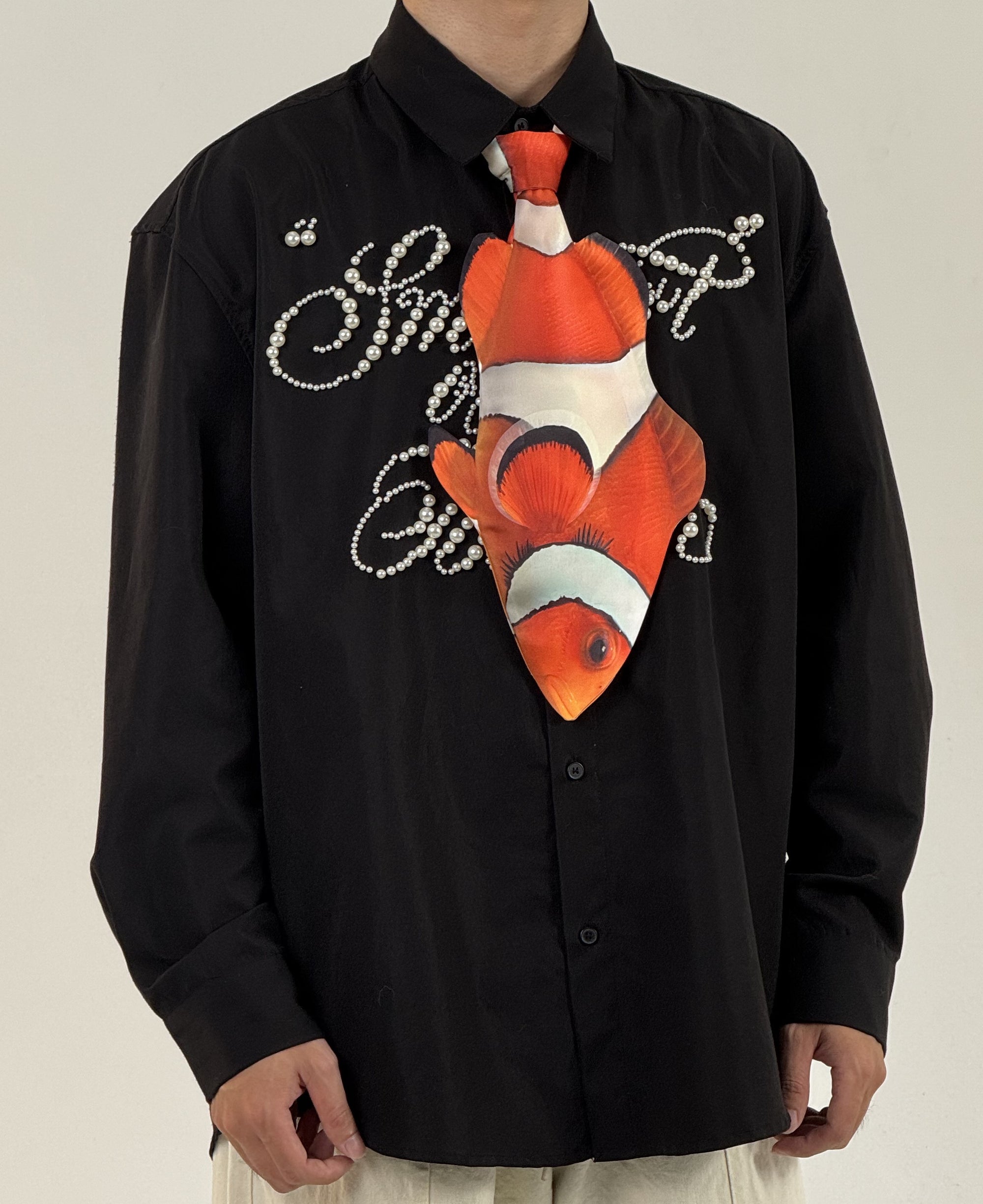 Animals Tie Shaped Novelty Tie, Nemo Fish Shaped Tie, Vintage Holiday Gift, Tie Gift, Tie Accessories