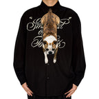 Basic Pet Tie – Brindle Bulldog Animal Tie, Funny Tie