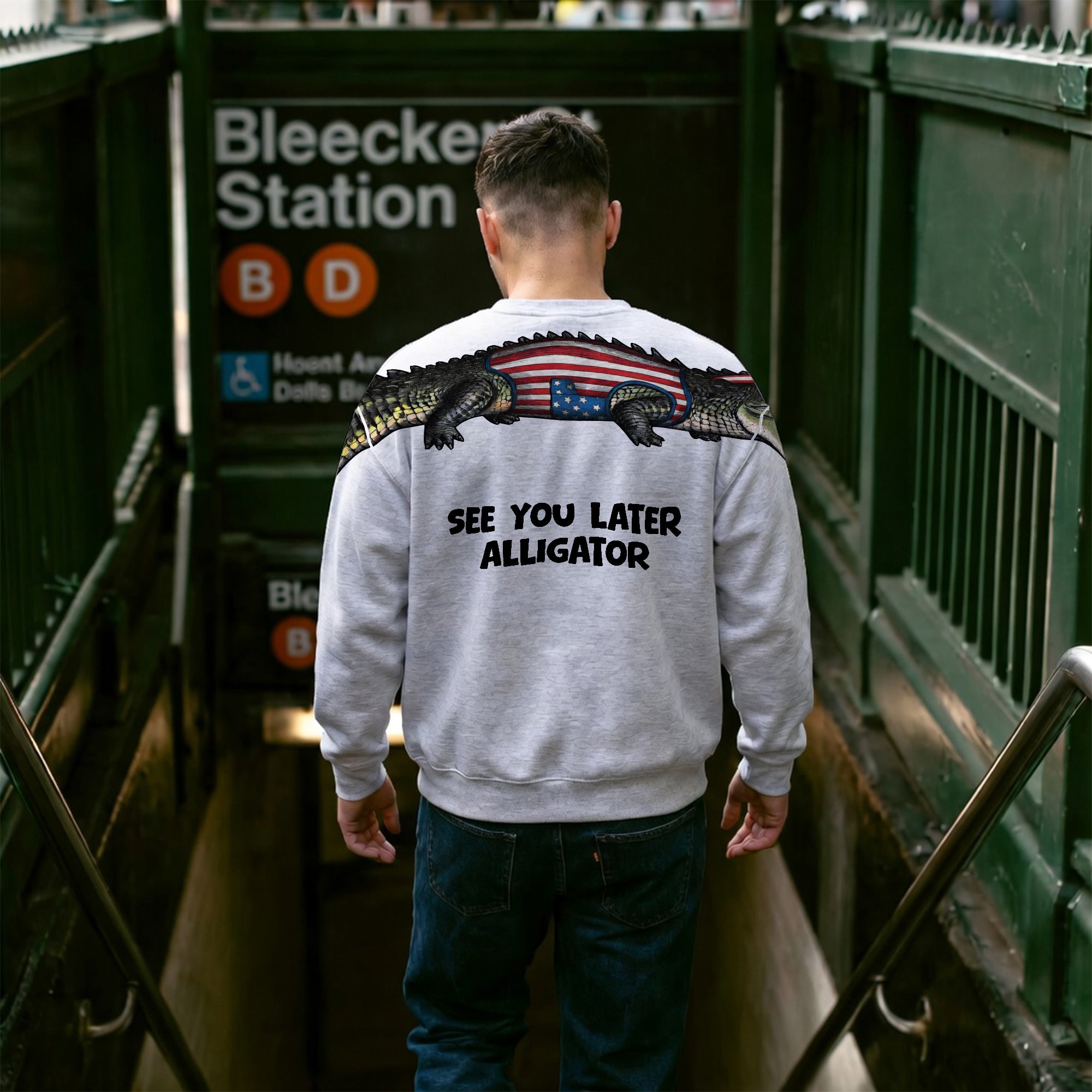 See You Later Alligator 4th of July America 250th Apparel T-Shirt-Sweatshirt-Hoodie