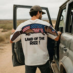 Funny USA Beaver Land Of The Rizz 4th of July America 250th Apparel T-Shirt-Sweatshirt-Hoodie