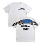 Feral But Free Racoon 4th Of July America 250 T-Shirt-Sweatshirt-Hoodie
