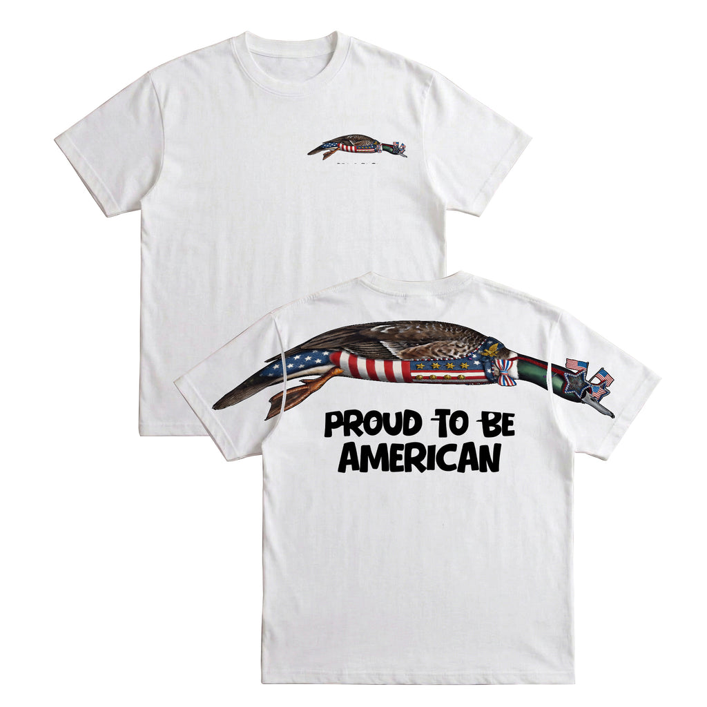 Proud To Be American 4th of July 250th Flag Apparel T-Shirt-Sweatshirt-Hoodie