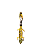 Basic Pet Tie – Gold Leopard Gecko Pattern Tie, Pet Tie, Animal Tie
