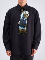 Pet Valentine Tie - Zoopi Wearing Couple Cat Tie , Silk Tie, Pet Tie,