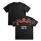 Vacation Mode On T-Shirt Funny Octopus Graphic Tee By Dripvity