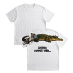 Summer Vibes T-Shirt - Funny Alligator Dog Beach Graphic Tee Dripvity