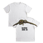 Vacation Mode On Funny Sloth Graphic Tee By Dripvity
