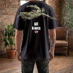 No Kings Shirt Flying Statue of Liberty Graphic Tee By Dripvity