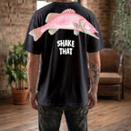 Shake That Funny Fishing Fish Graphic Tee By Dripvity
