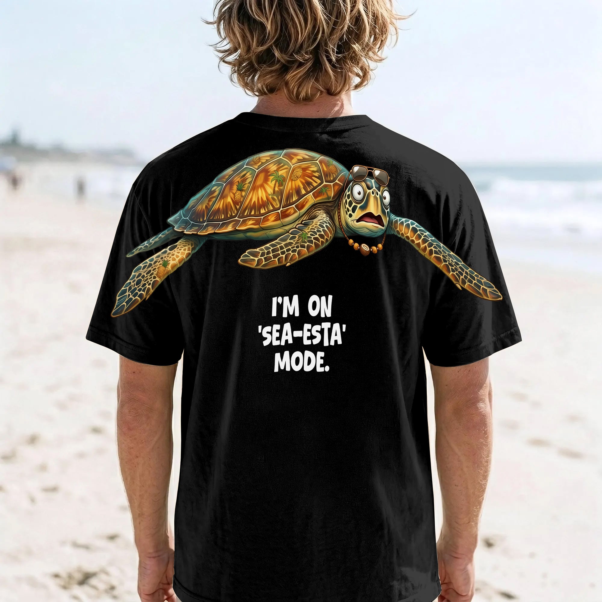 I'm On Sea esta Mode T Shirt Funny Sea Turtle Graphic Tee By Dripvity