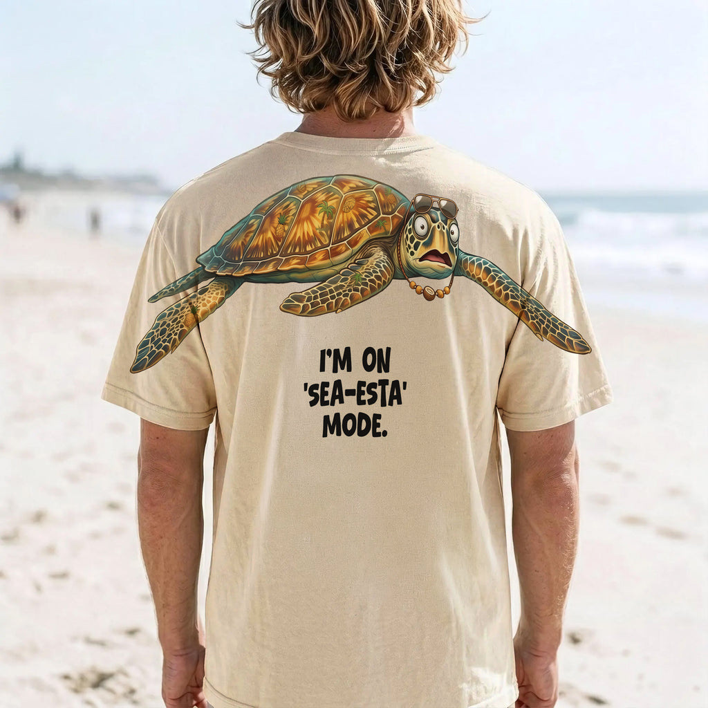 I'm On Sea esta Mode T Shirt Funny Sea Turtle Graphic Tee By Dripvity