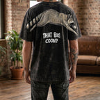 That Big Coon Raccoon Hunting Shirt Funny Graphic Tee By Dripvity