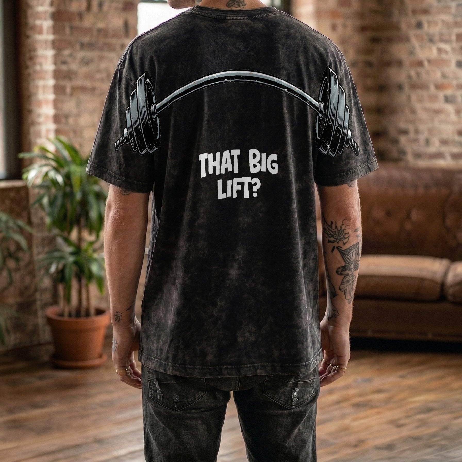That Big Lift Weightlifting Shirt Barbell Gym Graphic Tee By Dripvity
