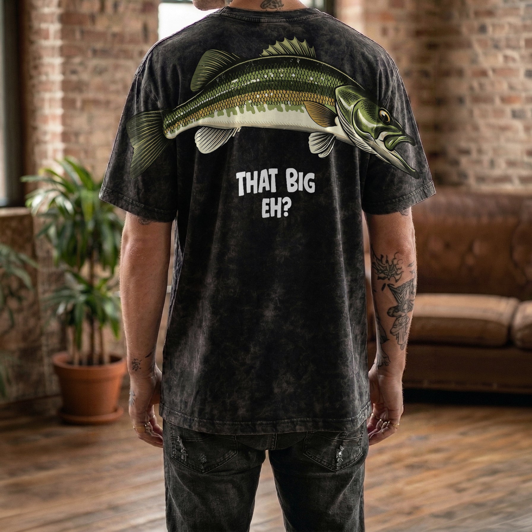 That Big Eh Fishing Shirt Big Fish Graphic Tee By Dripvity