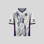 American Statue of Liberty Baseball Jersey Graphic Tee By Dripvity
