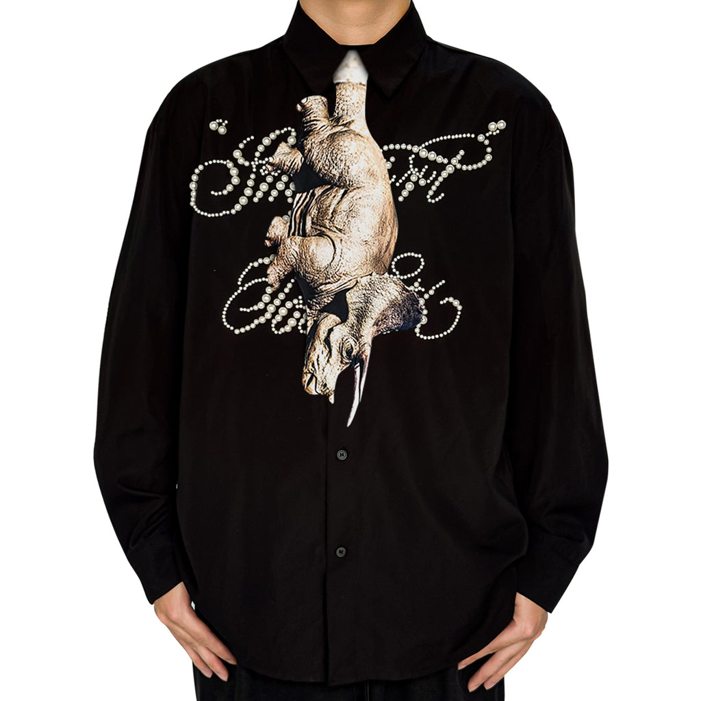 Dinosaur Tie – Embolotherium Silk Tie, Novelty Tie, Animal Tie