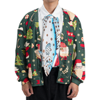 Funny fish-shaped novelty tie featuring detailed spotted fish design, unique accessory for themed parties