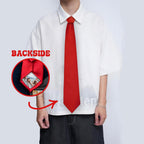 Custom Family Photo Tie Patriotic American Flag, Personalized Dad Necktie Gift