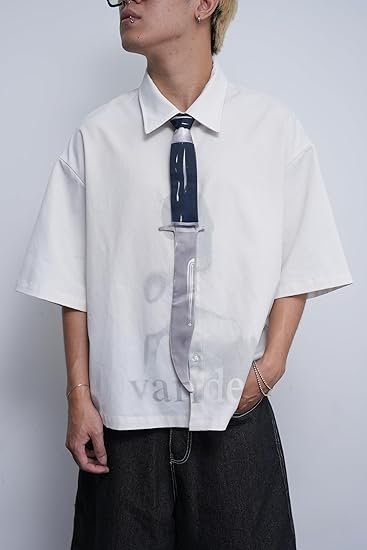 "Novelty necktie featuring a unique dagger design, a bold and edgy fashion accessory.
