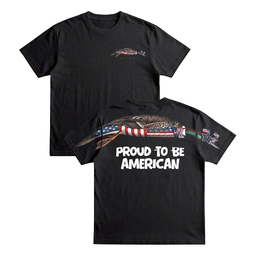 Proud To Be American 4th of July 250th Flag Apparel T-Shirt-Sweatshirt-Hoodie