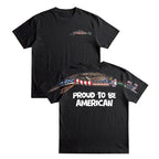 Proud To Be American 4th of July 250th Flag Apparel T-Shirt-Sweatshirt-Hoodie