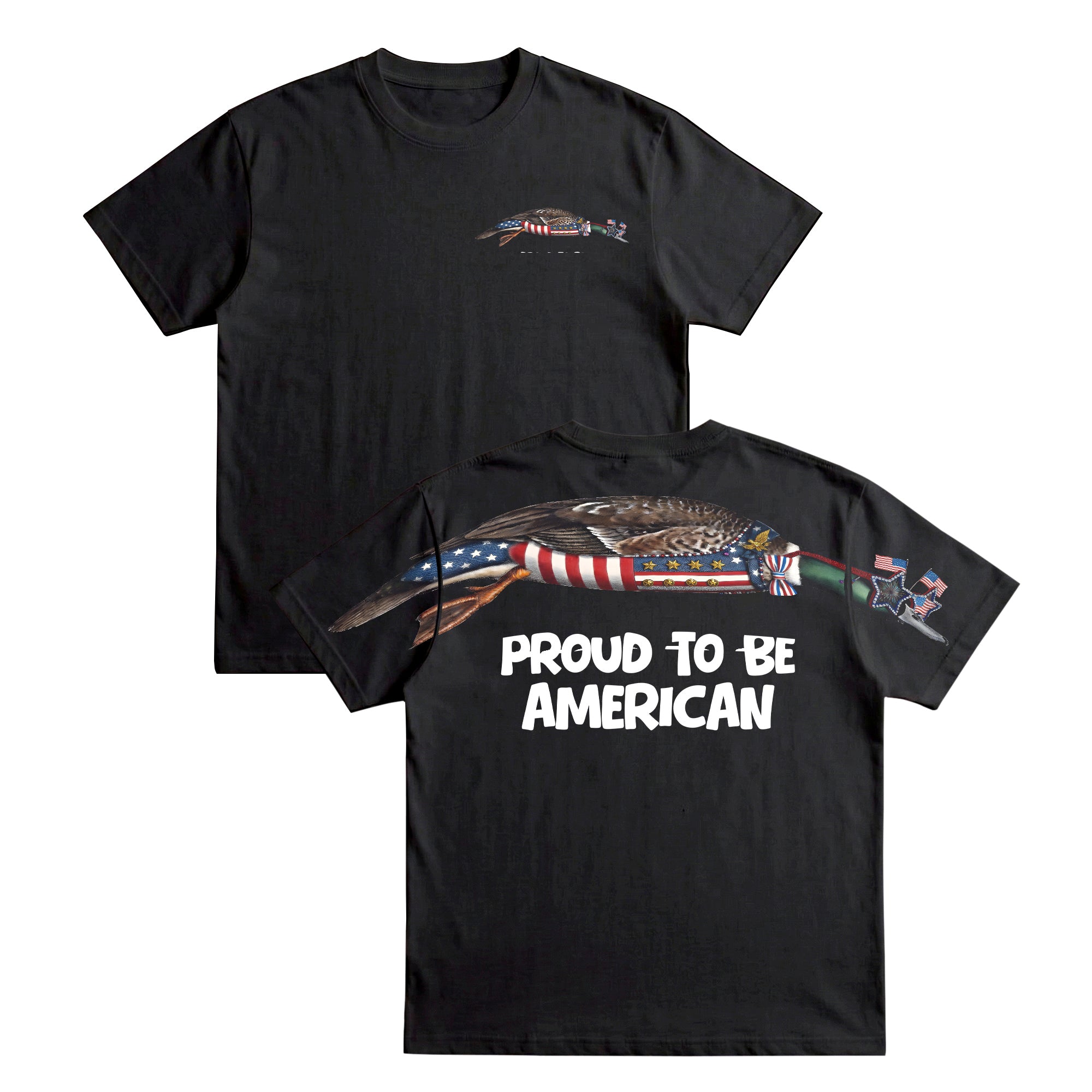 Proud To Be American 4th of July 250th Flag Apparel T-Shirt-Sweatshirt-Hoodie