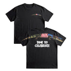 Patriotic Alligator Time To Celebrate 4th of July America 250th Apparel T-Shirt-Sweatshirt-Hoodie