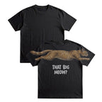 That Big Meow Funny Cat Shirt Jumping Cat Graphic Tee By Dripvity