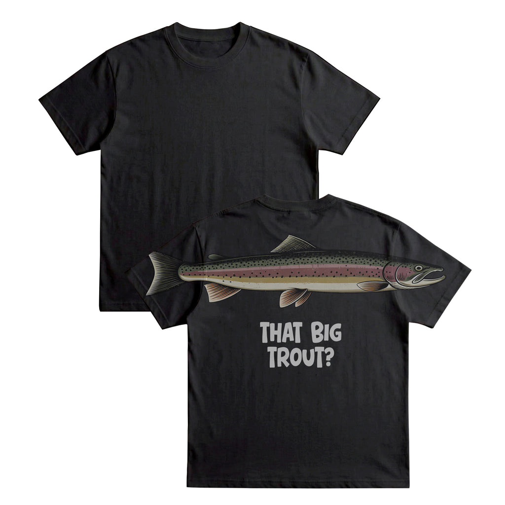 That Big Trout Fishing Shirt Rainbow Trout Graphic Tee By Dripvity