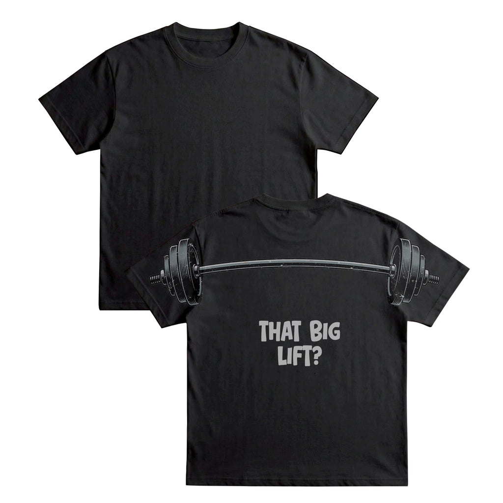 That Big Lift Weightlifting Shirt Barbell Gym Graphic Tee By Dripvity