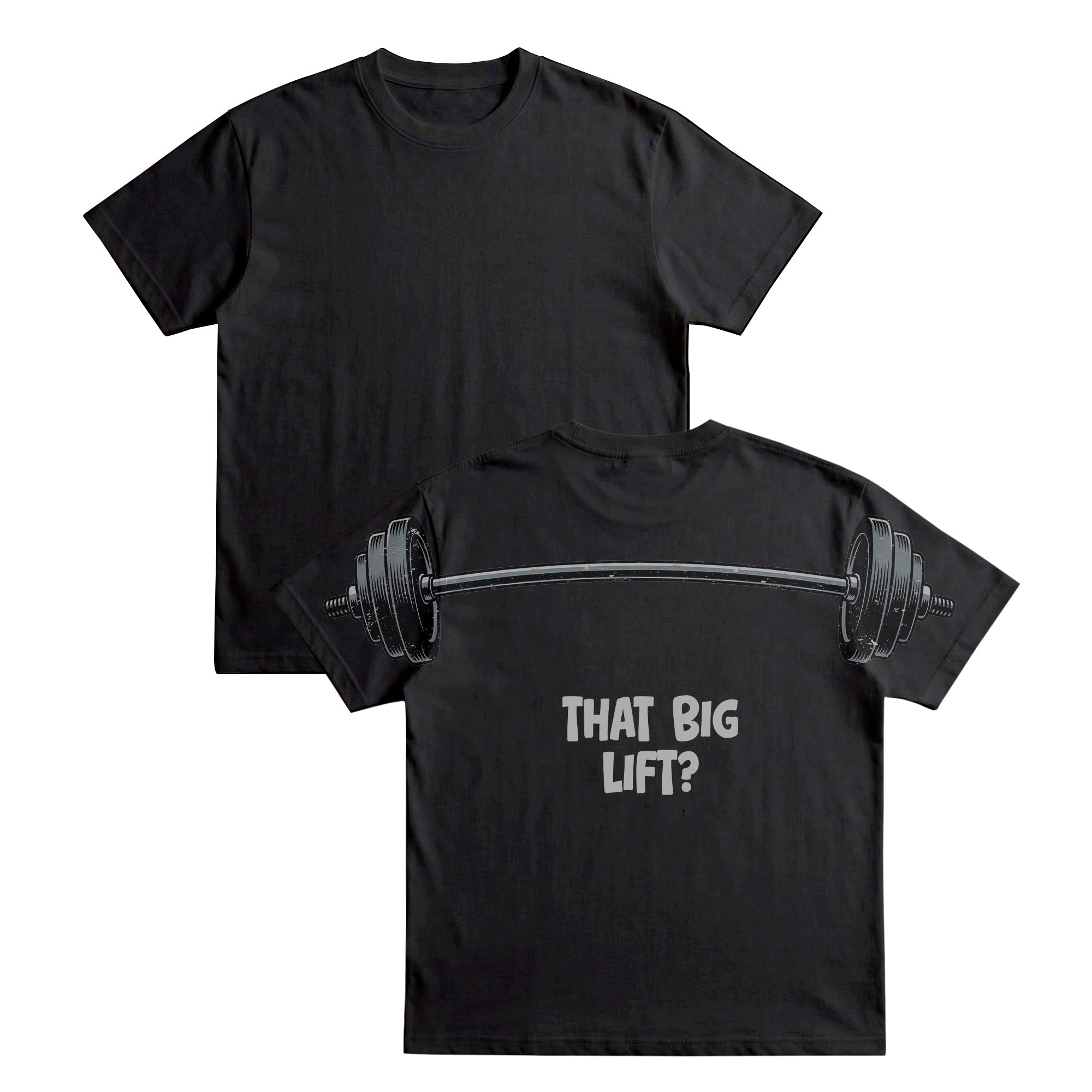 That Big Lift Weightlifting Shirt Barbell Gym Graphic Tee By Dripvity