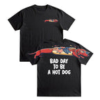 Patriotic Dachshund Bad Day To Be A Hotdog 4th of July America 250th Apparel T-Shirt-Sweatshirt-Hoodie